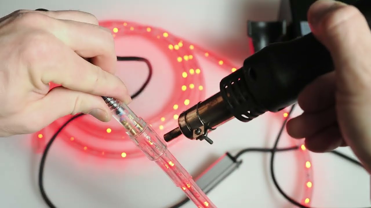 Správna inštalácia koncovky na LED hadicu